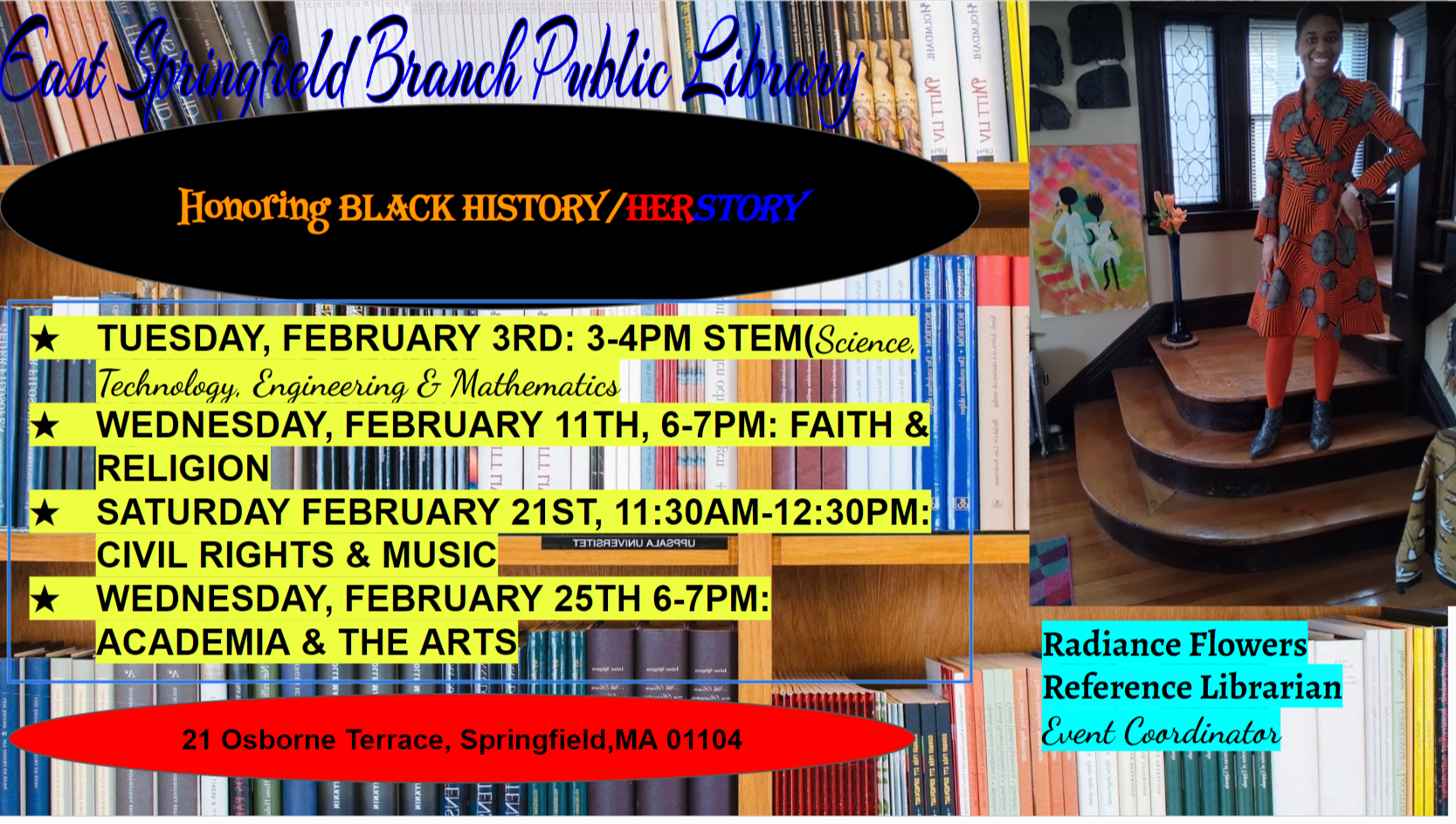 Honoring Black History/Herstory banner